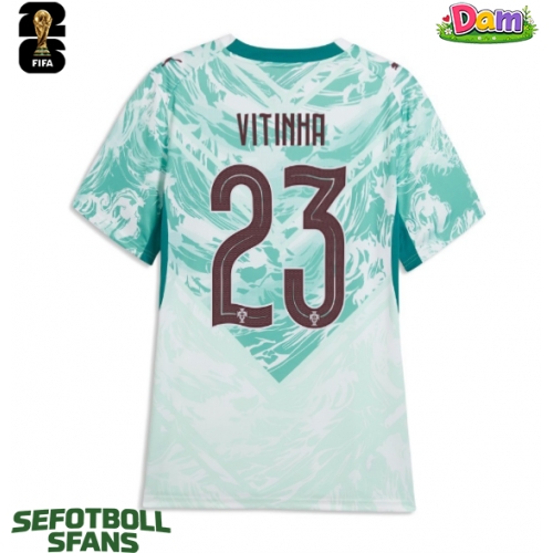 Portugal Vitinha #23 Bortatröja Kvinnor VM 2026 Kortärmad